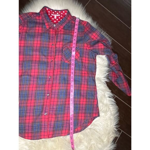 Victoria’s Secret red plaid pajama set sz medium - Picture 4 of 8